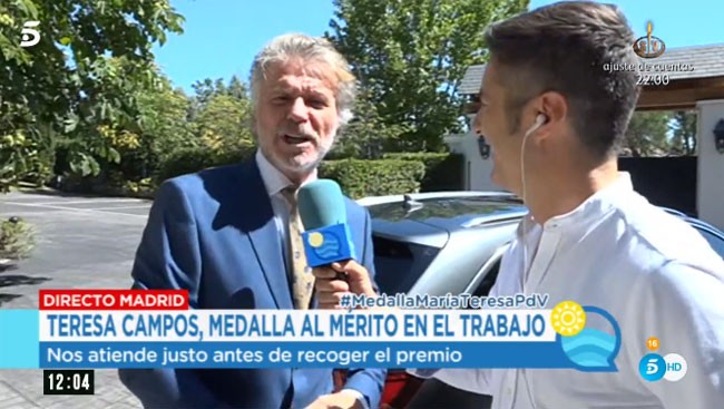 María Teresa Campos, feliz por el reconocimiento a su carrera: "Volveré en septiembre"