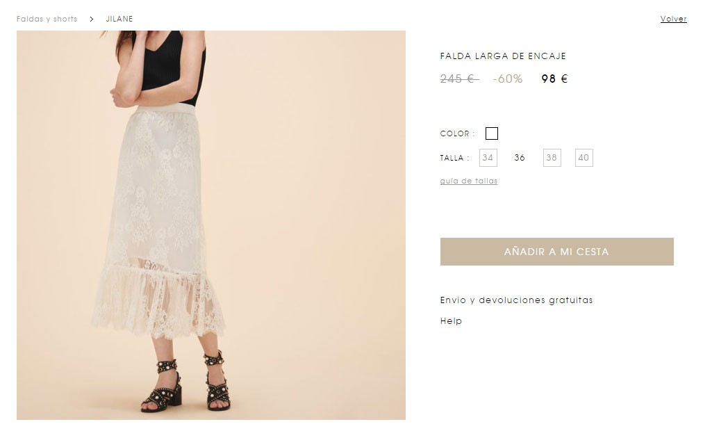 La falda de 98 euros de Sara Carbonero de la que todo el mundo habla