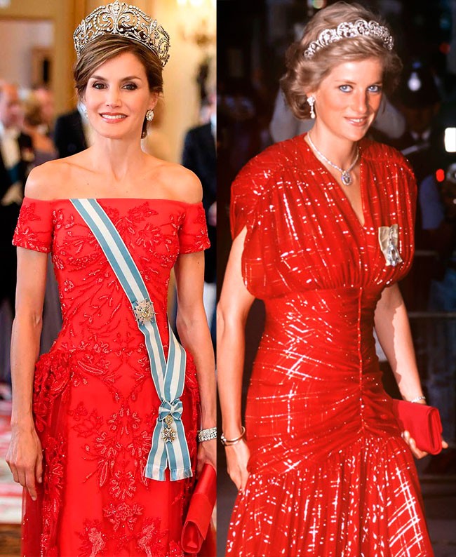 Letizia y Lady Di