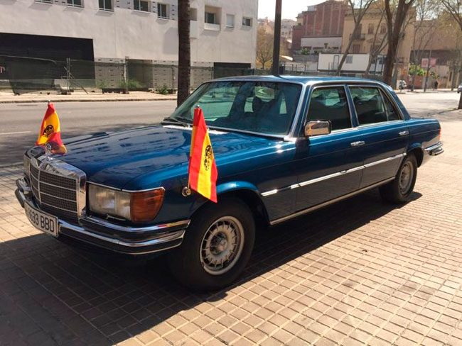 Sale a subasta el Mercedes blindado que utilizó el rey Don Juan Carlos