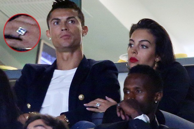 Cristiano Ronaldo y el ¿anillo de compromiso? de Georgina