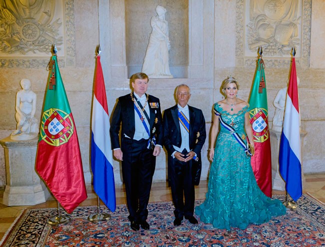 reyes de holanda en portugal
