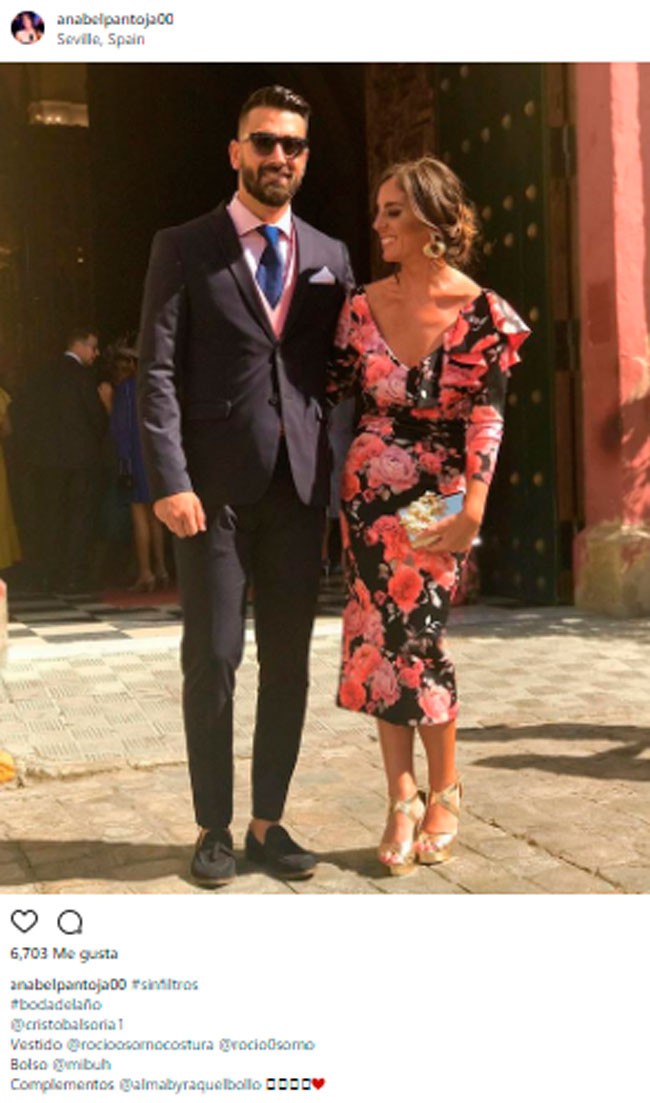 Anabel Pantoja y Juanlu Viñolo juntos de nuevo, en la boda de un amigo