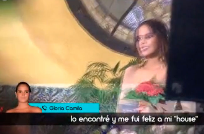 Gloria Camila recupera un premio concedido a su madre, que había perdido
