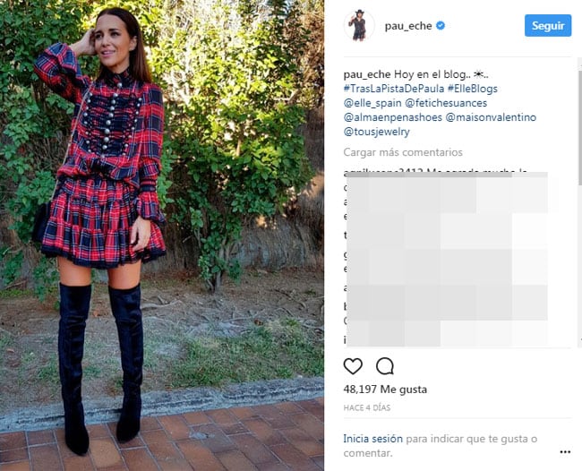 Paula Echevarría y su look de colegiala más sexy... y caro