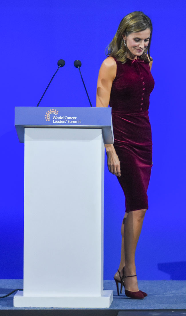 Letizia ejerce de "líder mundial" con glamour español