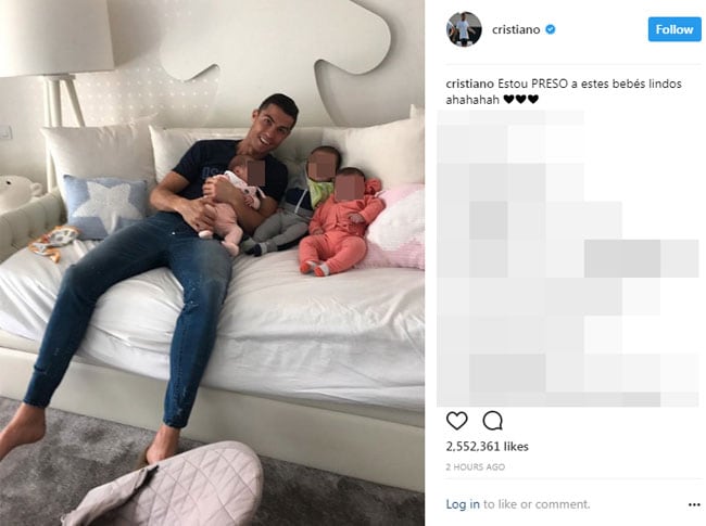 La foto más divertida de la hija de Cristiano Ronaldo y Georgina Rodríguez