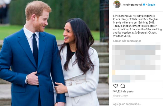 El príncipe Harry y Meghan Markle ya tienen fecha de boda