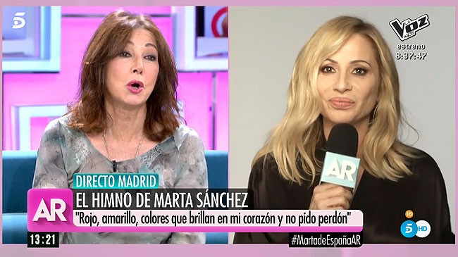 Marta Sánchez, sobre la repercusión de su himno de España: "Estoy alucinando"