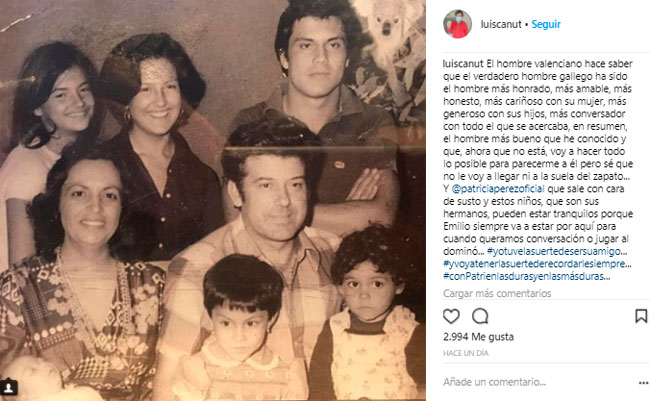 Fallece el padre de Patricia Pérez