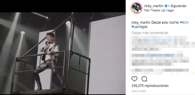 Ricky Martin tranquiliza a sus fans tras ser ingresado en el hospital