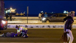 Belén Rueda auxilia a los heridos en un accidente en Las Palmas