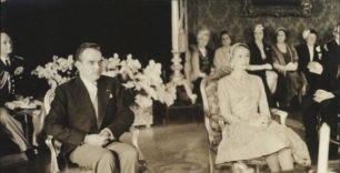 Rainiero de Mónaco y Grace Kelly en una imagen de archivo.
