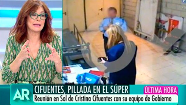 Cristina Cifuentes dimite tras el escándalo del robo de las cremas: "Fue un error involuntario"