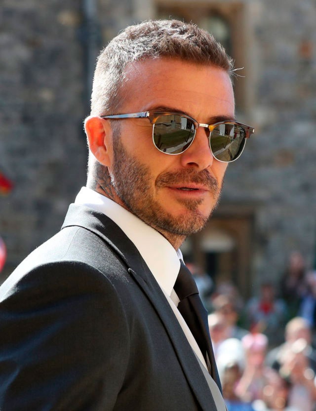 David Beckham, o el invitado que robó todo el protagonismo en la boda de Harry y Meghan