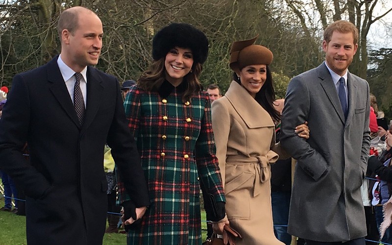 Guillermo, Kate Middleton, Meghan Markle y Harry. (Gtres)