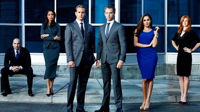 El elenco de la serie Suits