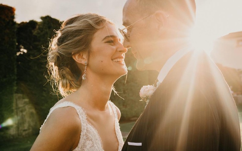 Laura Mejide y Risto Mejide en una imagen de su boda. (Instagram)