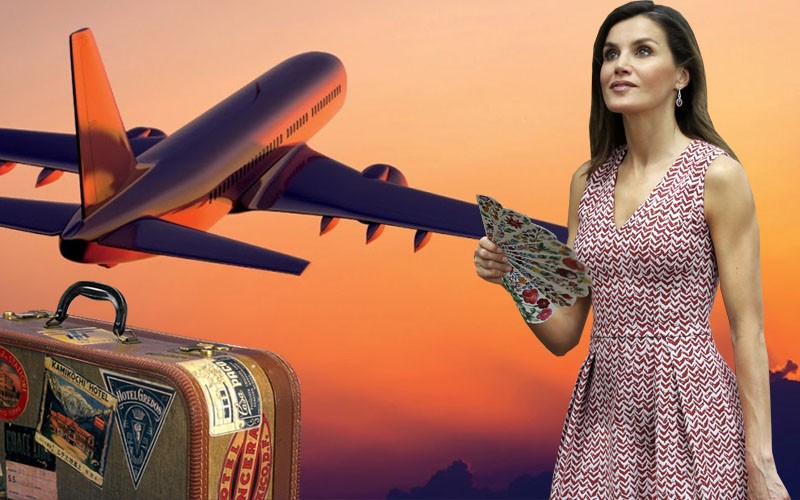 La Reina Letizia en un fotomontaje realizado en SEMANA