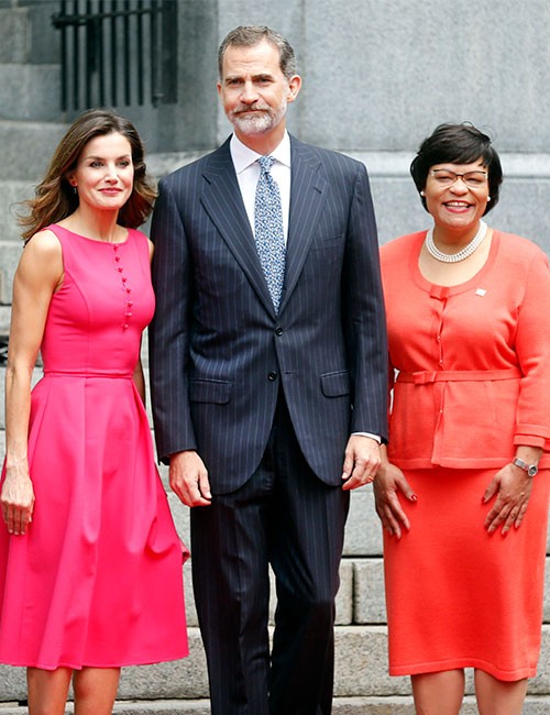 Felipe VI y Letizia reciben las llaves de la Ciudad en Nueva Orleans