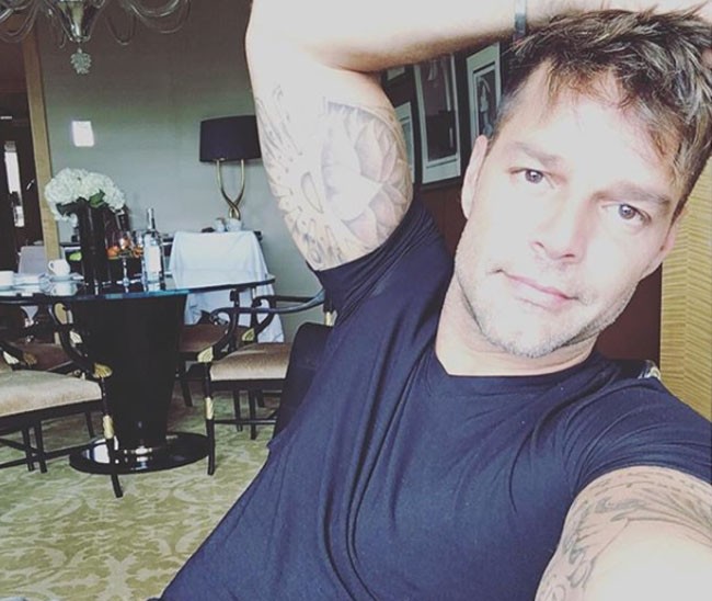 Ricky Martin en una imagen de Instagram.