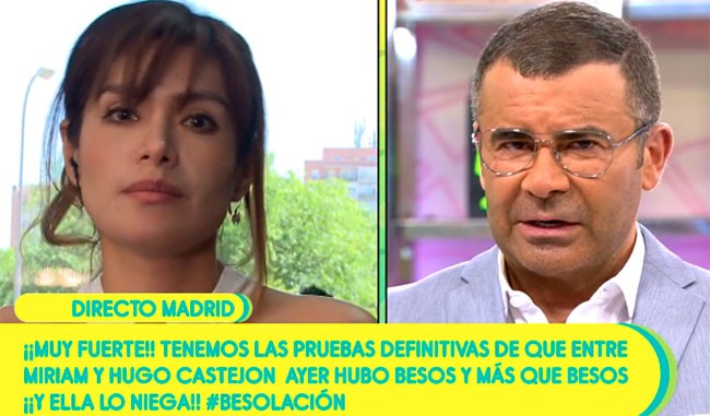 Se destapa la mentira de Miriam Saavedra: sí se besó con Hugo Castejón y Carlos Lozano ha estallado