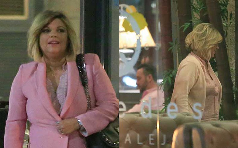 Terelu Campos y Kike Calleja, de cena por Madrid. (Gtres)