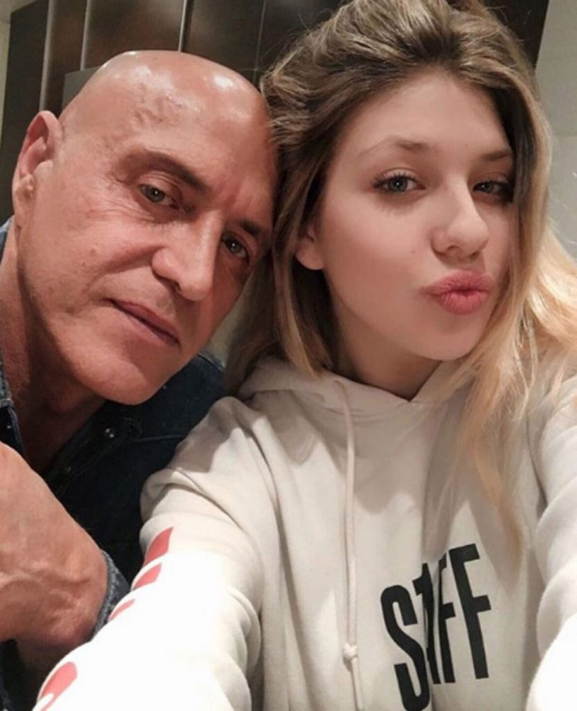 Anita Matamoros y su padre. (Instagram)