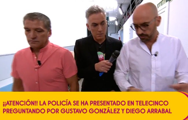 Mariló Montero envía una citación judicial en directo a Gustavo González y Diego Arrabal
