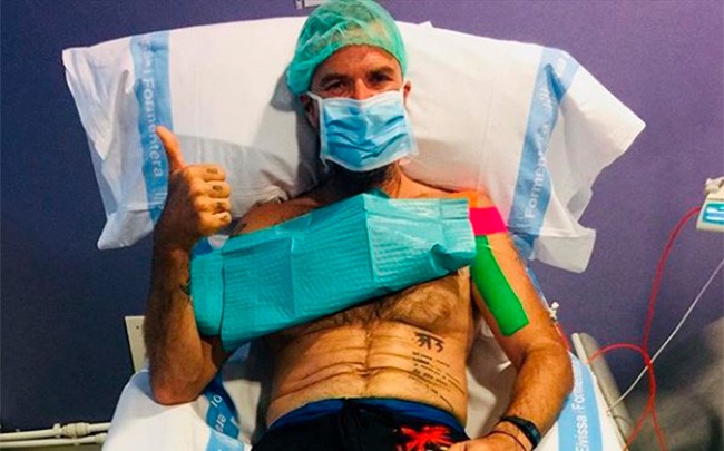 Pau Donés durante su última sesión de quimioterapia / Instagram