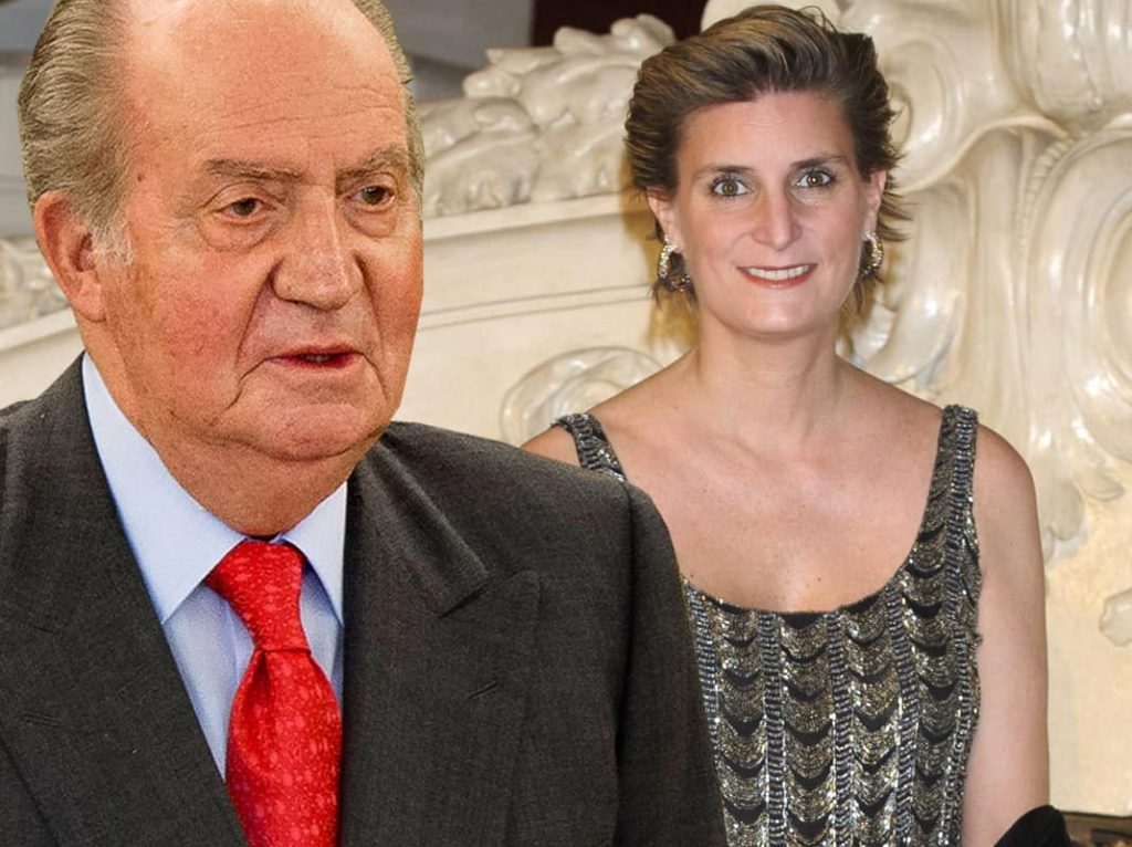 El Rey Juan Carlos y María Zurita