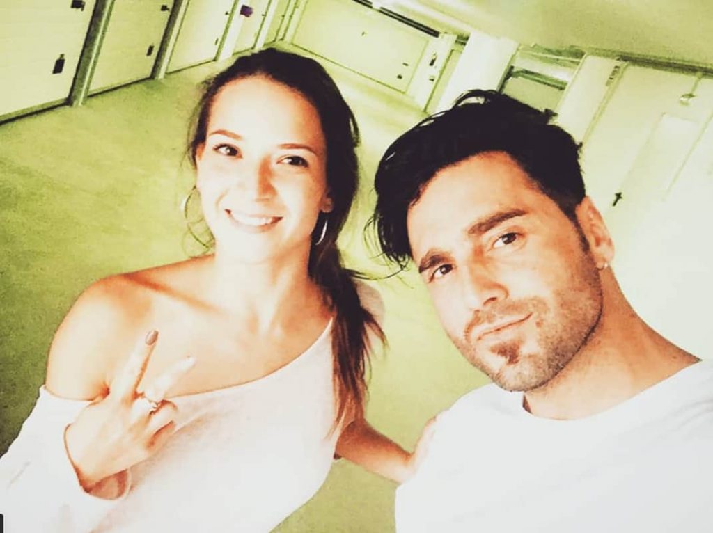 Yana Olina y Bustamante en una imagen de Instagram
