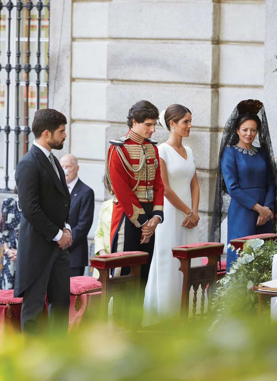 Imagen de la boda de Fernando Fitz James y Sofía Palazuelo (EFE)