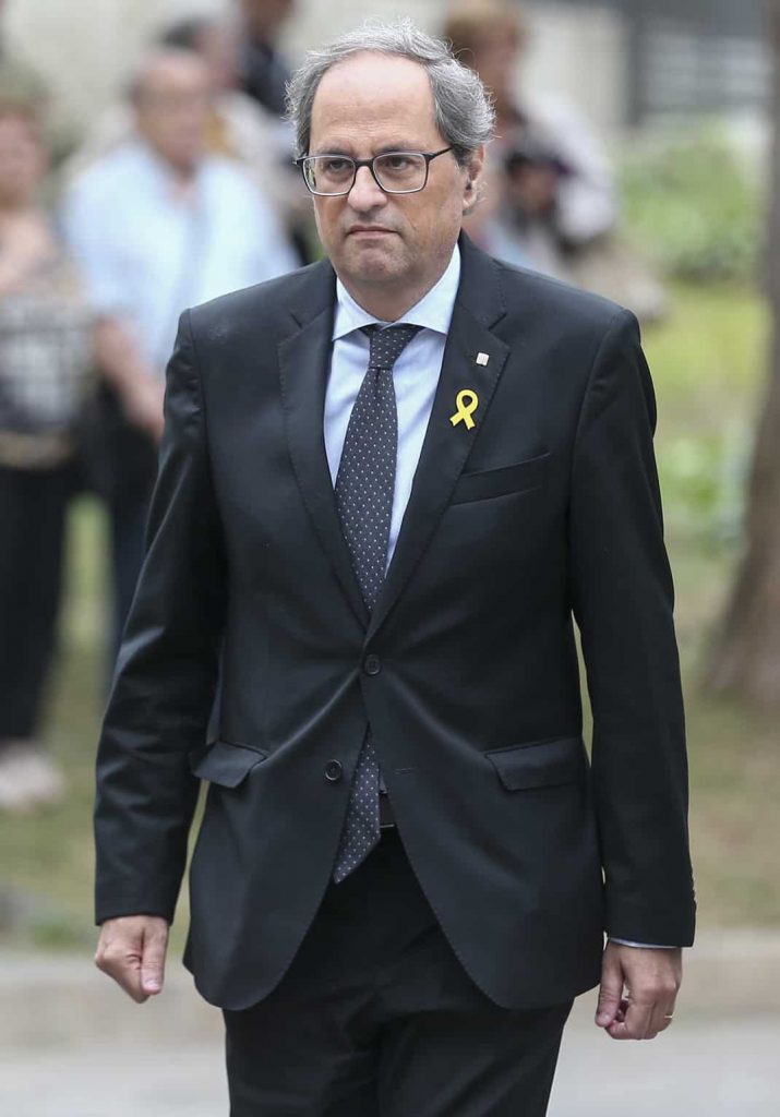 El President de la Generalitat Quim Torra