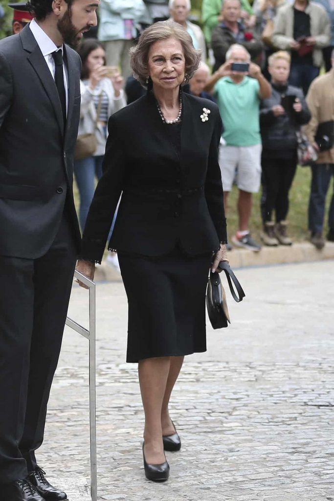 La Reina Sofía en el funeral de Montserrat Caballé (Gtres)