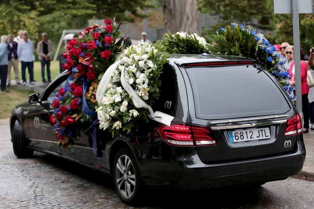 Coche fúnebre de Montserrat Caballé (Gtres)