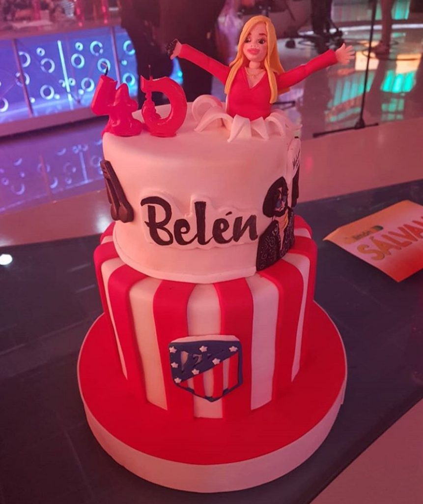 La tarta de cumpleaños de Belén Esteban