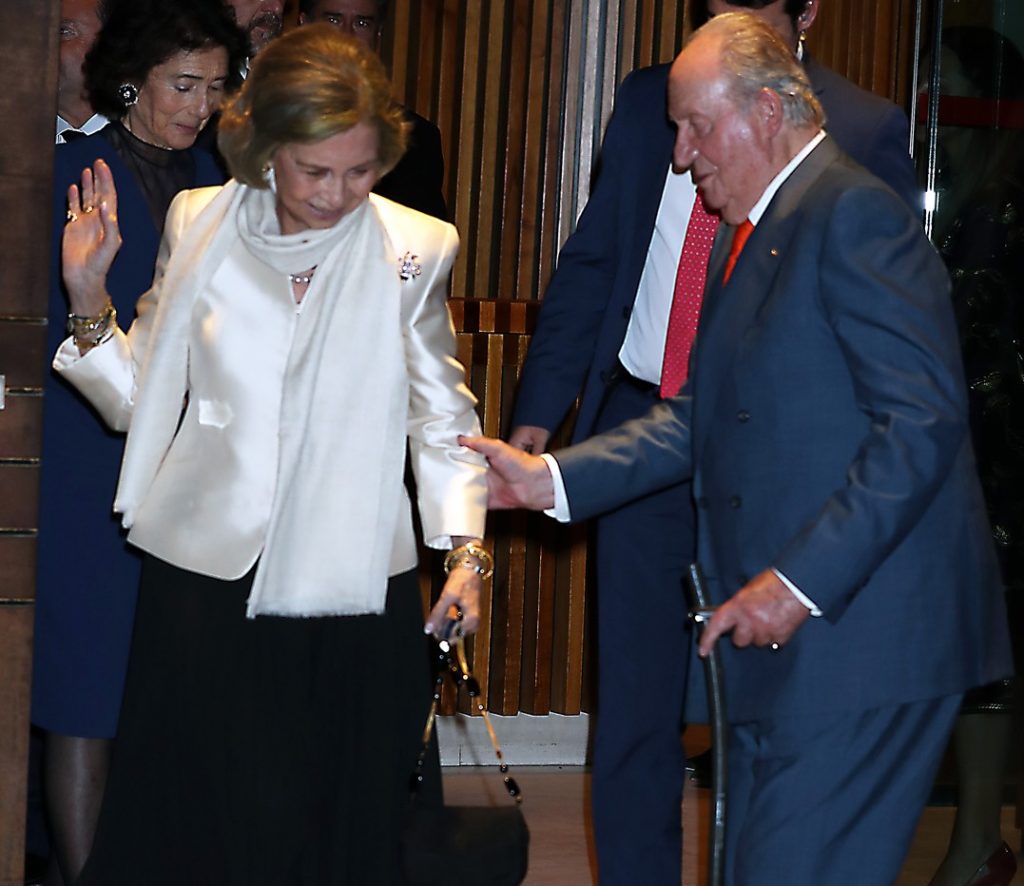 El Rey Juan Carlos con la Reina Doña Sofía