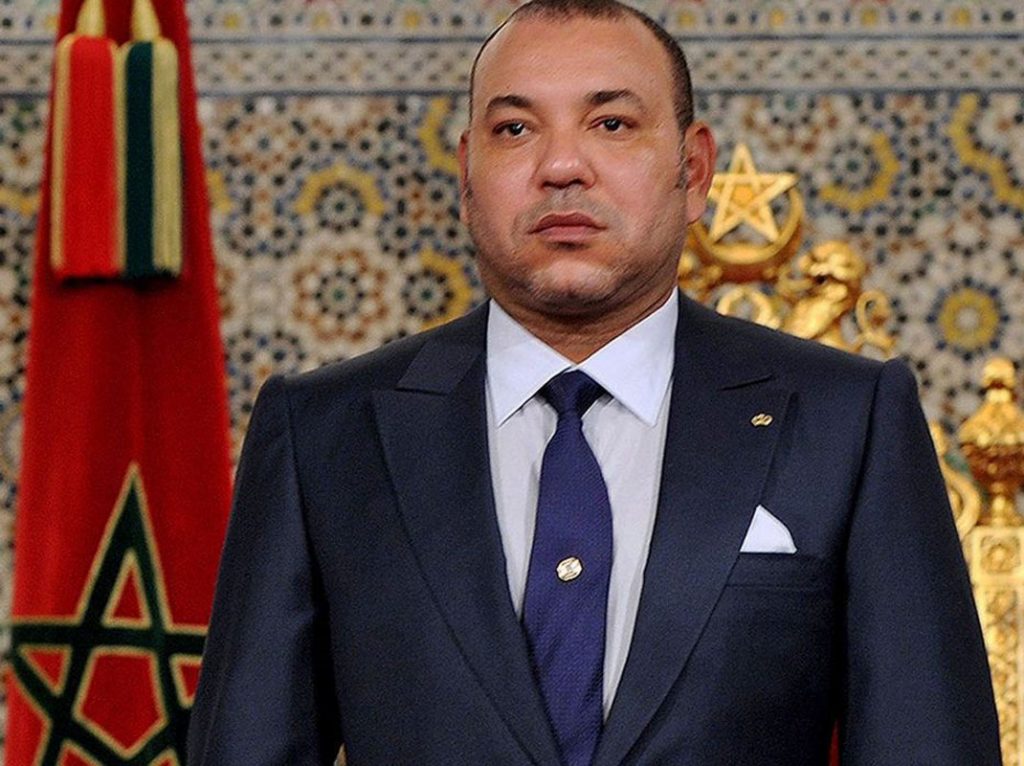 El Rey Mohamed VI de Marruecos