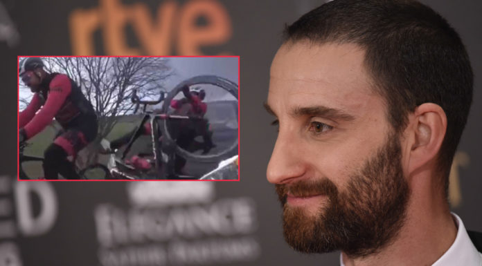 Dani Rovira, atropellado por un coche: el brutal vídeo del accidente mientras circulaba en bicicleta
