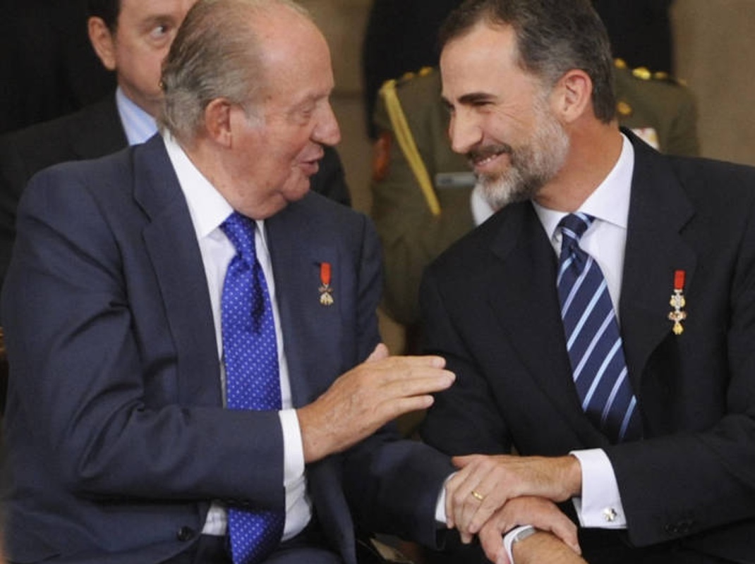 Felipe VI y Juan Carlos