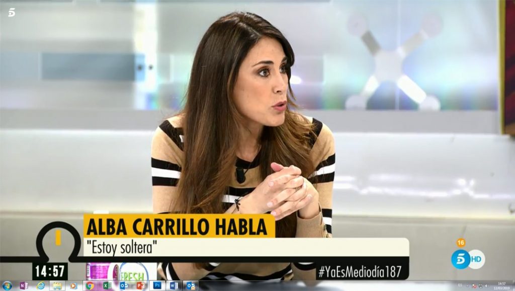Alba Carrillo ya es mediodia 2