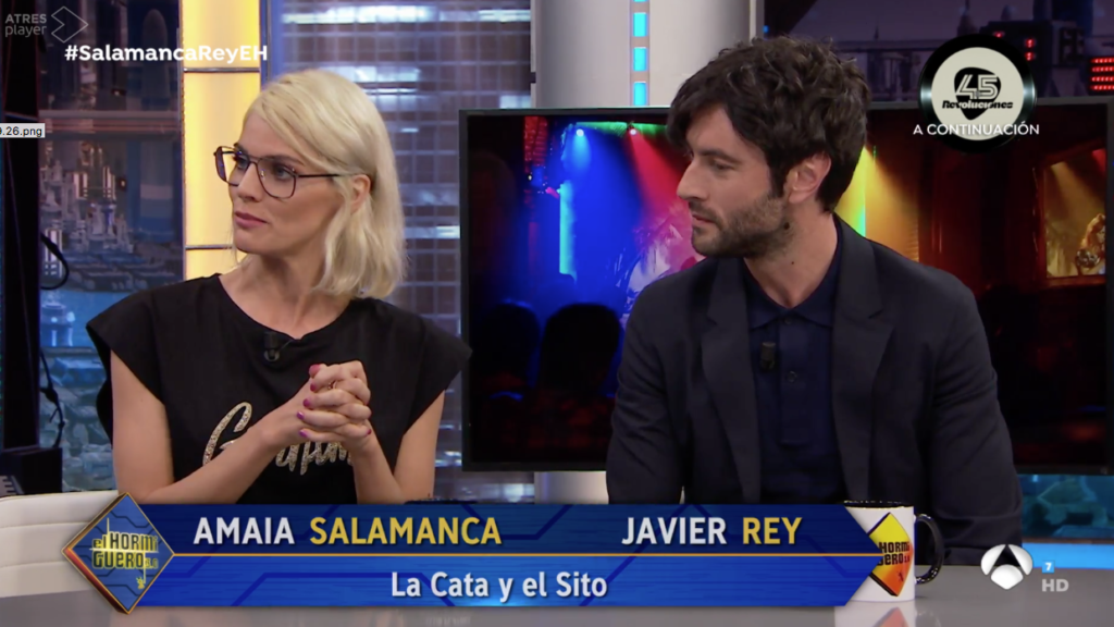 Amaia Salamanca y Javier Rey