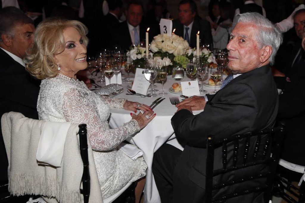 Mirtha Legrand y Mario Vargas Llosa