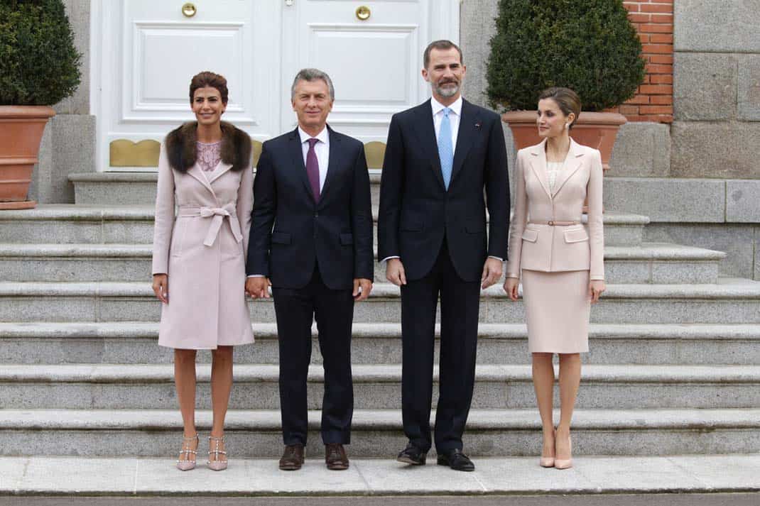 rey Felipe, reina Letizia, Mauricio Macri, Juliana Awada
