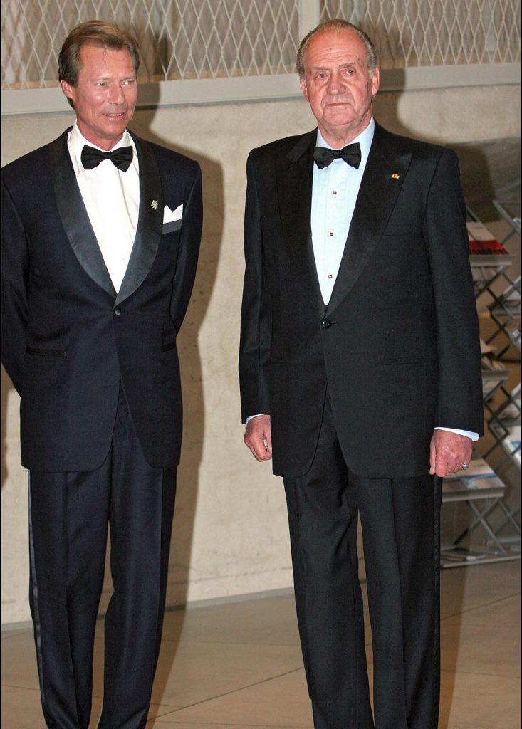 Enrique de Luxemburgo con Juan Carlos