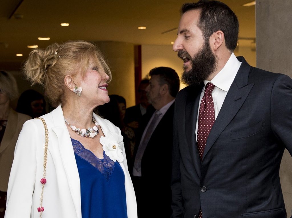 La baronesa Thyssen con Borja Thyssen
