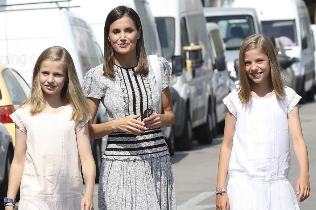 La Reina Letizia y sus hijas, Sofía y Leonor