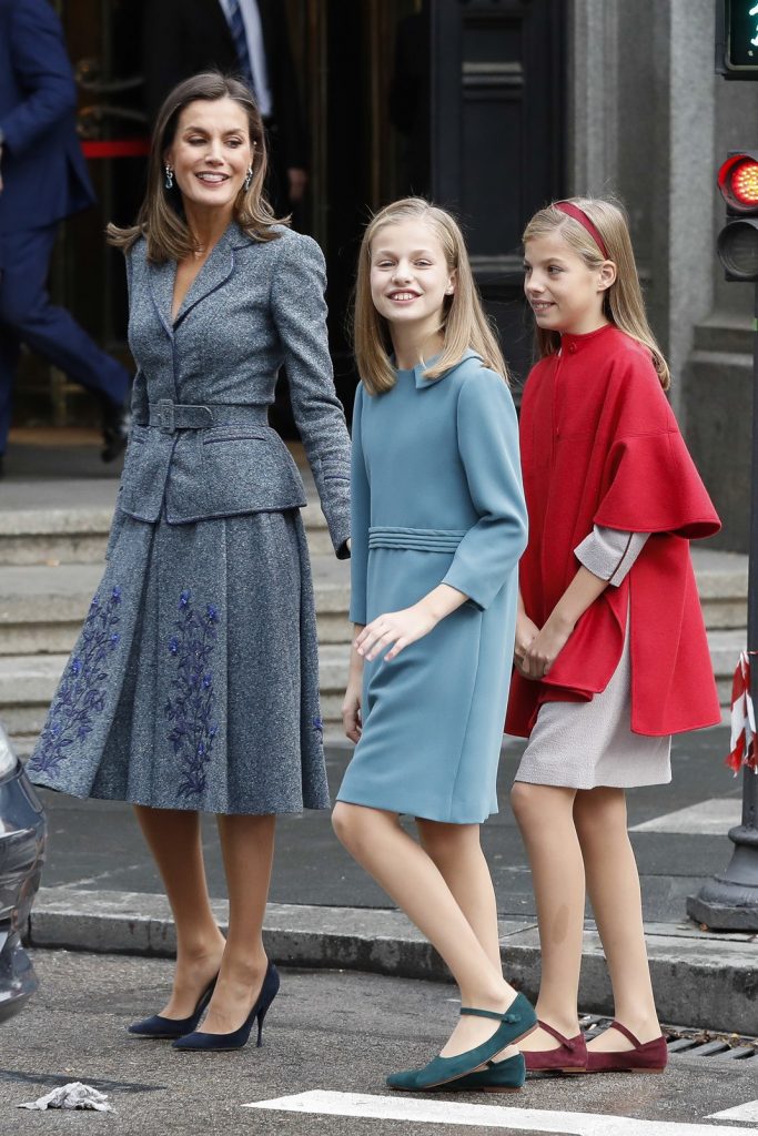 La Reina Letizia y sus hijas, Sofía y Leonor