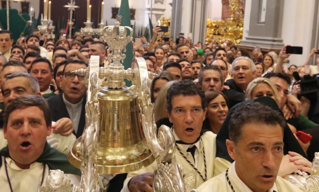 Antonio Banderas en la Semana Santa de Málaga